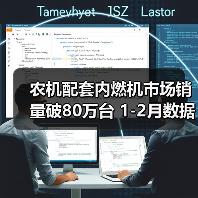 农机配套内燃机市场销量破80万台 1-2月数据揭秘(图2) 农机配套内燃机市场销量破80万台 1-2月数据揭秘(图2)