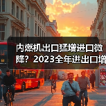 内燃机出口猛增进口微降?2023全年进出口增长3.02%分析(图1) 内燃机出口猛增进口微降?2023全年进出口增长3.02%分析(图1)