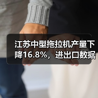 江苏中型拖拉机产量下降16.8%,进出口数据背后有何趋势?(图4) 江苏中型拖拉机产量下降16.8%,进出口数据背后有何趋势?(图4)