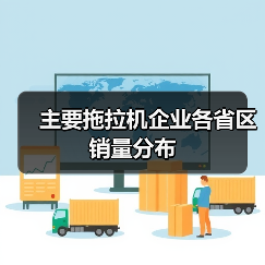 主要拖拉机企业各省区销量分布(图1) 主要拖拉机企业各省区销量分布(图1)