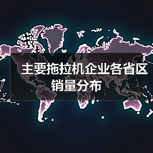主要拖拉机企业各省区销量分布(图4) 主要拖拉机企业各省区销量分布(图4)