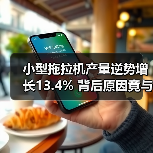 小型拖拉机产量逆势增长13.4% 背后原因竟与这些因素有关?(图4) 小型拖拉机产量逆势增长13.4% 背后原因竟与这些因素有关?(图4)