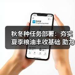秋冬种任务部署：夯实夏季粮油丰收基础 助力“十四五”开局（图1）