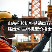 山东拖拉机补贴销量五强出炉 主销机型价格全解析(图1) 山东拖拉机补贴销量五强出炉 主销机型价格全解析(图1)