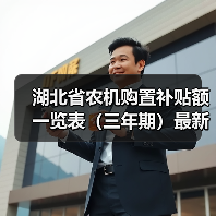 湖北省农机购置补贴额一览表（三年期）最新查询指南（图4）