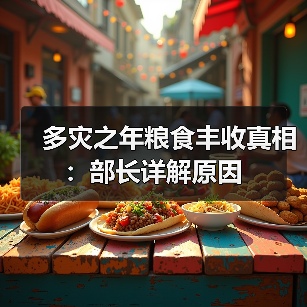 多灾之年粮食丰收真相:部长详解原因(图4) 多灾之年粮食丰收真相:部长详解原因(图4)
