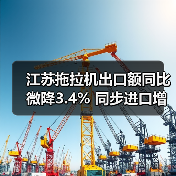 江苏拖拉机出口额同比微降3.4% 同步进口增长引关注（图2）