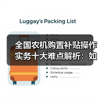 全国农机购置补贴操作实务十大难点解析：如何高效掌握？（图4）