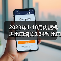 2023年1-10月内燃机进出口增长3.34% 出口增速超进口（图1）