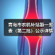 青岛市农机补贴额一览表（第二批）公示详情（图3）