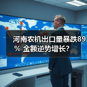 河南农机出口量暴跌89% 金额逆势增长？（图3）