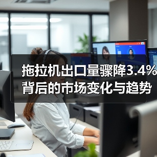 拖拉机出口量骤降3.4%背后的市场变化与趋势解析（图2）