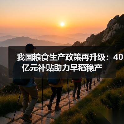 我国粮食生产政策再升级：40亿元补贴助力早稻稳产（图2）