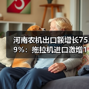河南农机出口额增长75.9%：拖拉机进口激增158.3%（图2）