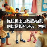 拖拉机出口数据亮眼，同比增长41.4%：为何拖拉机出口金额增长如此迅猛？（图1）