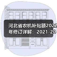 河北省农机补贴额2022年修订详解：2021-2023年最新补贴标准一览（图1）