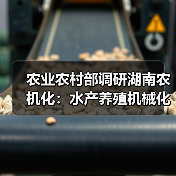 农业农村部调研湖南农机化:水产养殖机械化怎么推进?(图4) 农业农村部调研湖南农机化:水产养殖机械化怎么推进?(图4)