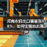 河南农机出口额暴涨81.8%,如何实现如此高速增长?(图1) 河南农机出口额暴涨81.8%,如何实现如此高速增长?(图1)