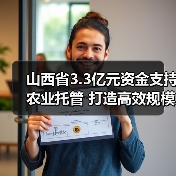 山西省3.3亿元资金支持农业托管 打造高效规模化生产(图3) 山西省3.3亿元资金支持农业托管 打造高效规模化生产(图3)