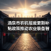 酒泉市农机报废更新补贴政策推动农业装备智能化升级(图2) 酒泉市农机报废更新补贴政策推动农业装备智能化升级(图2)