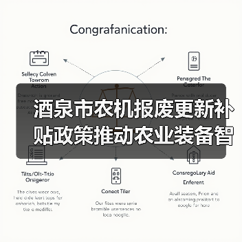 酒泉市农机报废更新补贴政策推动农业装备智能化升级(图1) 酒泉市农机报废更新补贴政策推动农业装备智能化升级(图1)