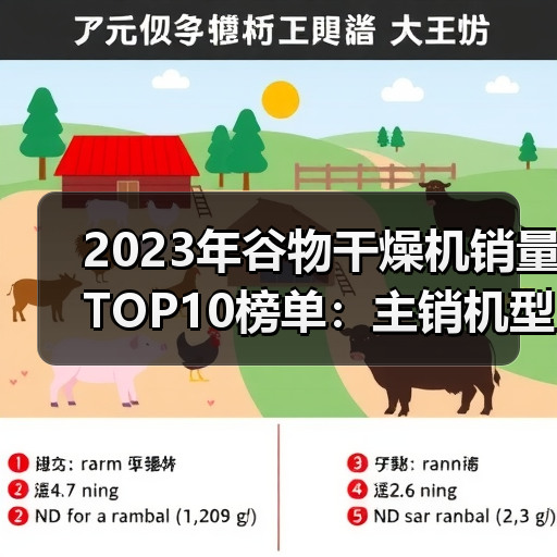 2023年谷物干燥机销量TOP10榜单:主销机型与价格解析(图4) 2023年谷物干燥机销量TOP10榜单:主销机型与价格解析(图4)