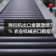拖拉机出口金额激增74% 农业机械进口数据亮眼(图2) 拖拉机出口金额激增74% 农业机械进口数据亮眼(图2)