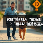 农机市场陷入“戒断期”?5月AMI指数跌至41.8%(图1) 农机市场陷入“戒断期”?5月AMI指数跌至41.8%(图1)