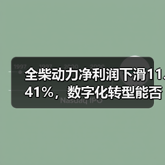 全柴动力净利润下滑11.41%,数字化转型能否逆袭?(图3) 全柴动力净利润下滑11.41%,数字化转型能否逆袭?(图3)