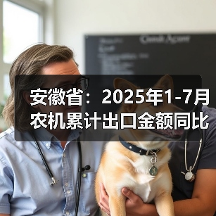 安徽省:2025年1-7月农机累计出口金额同比增长31.1%(图4) 安徽省:2025年1-7月农机累计出口金额同比增长31.1%(图4)