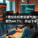 7月份农机市场景气指数为44.7%,开启下半年淡旺季转换(图3) 7月份农机市场景气指数为44.7%,开启下半年淡旺季转换(图3)