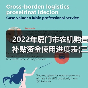 2022年厦门市农机购置补贴资金使用进度表(三)（图4）