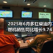2025年6月多缸柴油内燃机销售同比增长9.74%（图2）