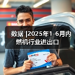 数据 |2025年1-6月内燃机行业进出口(图1) 数据 |2025年1-6月内燃机行业进出口(图1)