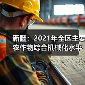 新疆:2021年全区主要农作物综合机械化水平达到85.2%(图1) 新疆:2021年全区主要农作物综合机械化水平达到85.2%(图1)