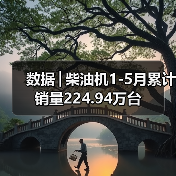 数据│柴油机1-5月累计销量224.94万台（图4）
