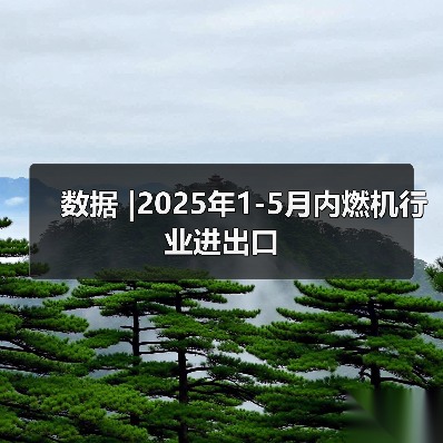 数据 |2025年1-5月内燃机行业进出口（图3）