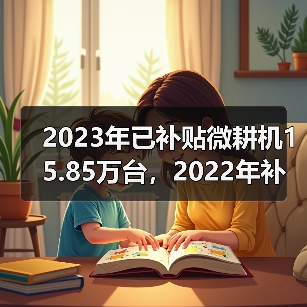 2023年已补贴微耕机15.85万台,2022年补贴52万台,哪些省区数量多?(图1) 2023年已补贴微耕机15.85万台,2022年补贴52万台,哪些省区数量多?(图1)