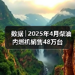数据│2025年4月柴油内燃机销售48万台（图2）