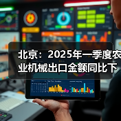 北京：2025年一季度农业机械出口金额同比下降51.64%（图3）