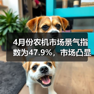 4月份农机市场景气指数为47.9%,市场凸显旺季不旺的特征(图1) 4月份农机市场景气指数为47.9%,市场凸显旺季不旺的特征(图1)