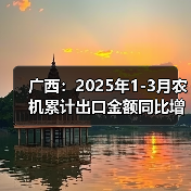 广西:2025年1-3月农机累计出口金额同比增长39.6%(图3) 广西:2025年1-3月农机累计出口金额同比增长39.6%(图3)