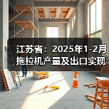 江苏省:2025年1-2月拖拉机产量及出口实现双增长(图3) 江苏省:2025年1-2月拖拉机产量及出口实现双增长(图3)