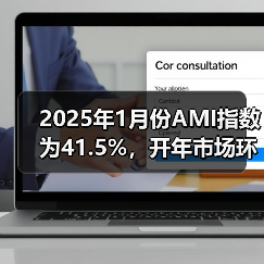 2025年1月份AMI指数为41.5%，开年市场环境并没有大的改善（图4）