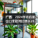 广西:2024年农机累计出口金额同比增长28.2%(图1) 广西:2024年农机累计出口金额同比增长28.2%(图1)