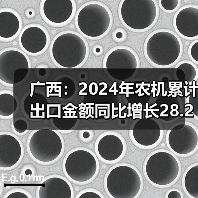 广西:2024年农机累计出口金额同比增长28.2%(图2) 广西:2024年农机累计出口金额同比增长28.2%(图2)