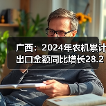广西:2024年农机累计出口金额同比增长28.2%(图3) 广西:2024年农机累计出口金额同比增长28.2%(图3)