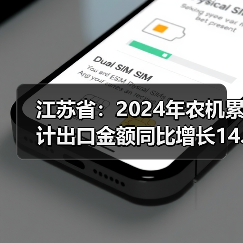 江苏省：2024年农机累计出口金额同比增长14.4%（图3）