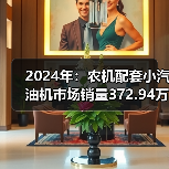 2024年:农机配套小汽油机市场销量372.94万台,同比增长54.78%(图4) 2024年:农机配套小汽油机市场销量372.94万台,同比增长54.78%(图4)