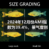 2024年12月份AMI指数为39.4%，景气度创全年新低（图2）